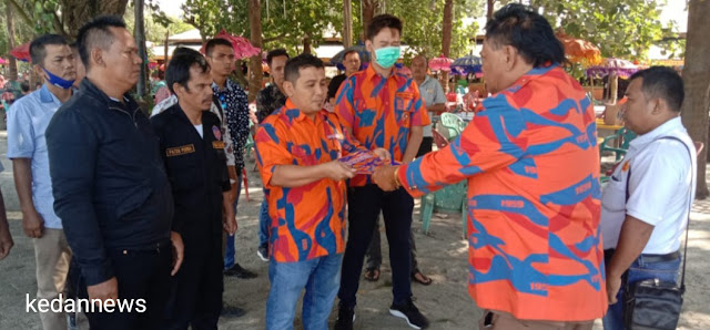 Foto: Ketua DPC Pemuda Pancasila 1959 Indra Gunawan (Rabu,18/11/2020) (kedannews.com/Muhammad Syofian Siregar)