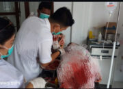 Tragis ! Pasutri Terkapar Berlumuran Darah di Bacok RA Warga Pangkalan Dodek