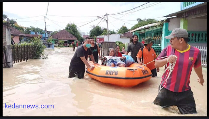 Banjir Besar Menjarah Jantung Kota Tebing Tinggi, Aktivitas Nyaris Lumpuh