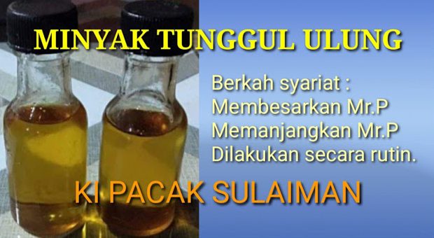 Minyak Tunggul Ulung Ki Pacak Sulaiman (Minggu (15/11/2020)(kedannews.com/Aris Harianto SE.MM)