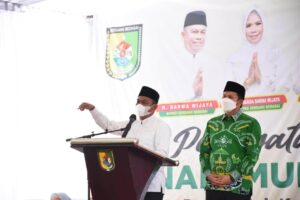 Bupati Sergai Darma Wijaya Hadiri Isra Mi’raj di Serbajadi