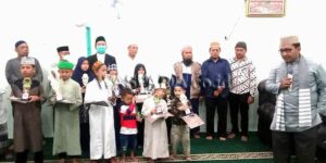Rafa Ardiansyah Juara I Lomba Azan Ditutup Sekaligus Merayakan Isra’ Mi’raj 1443 H