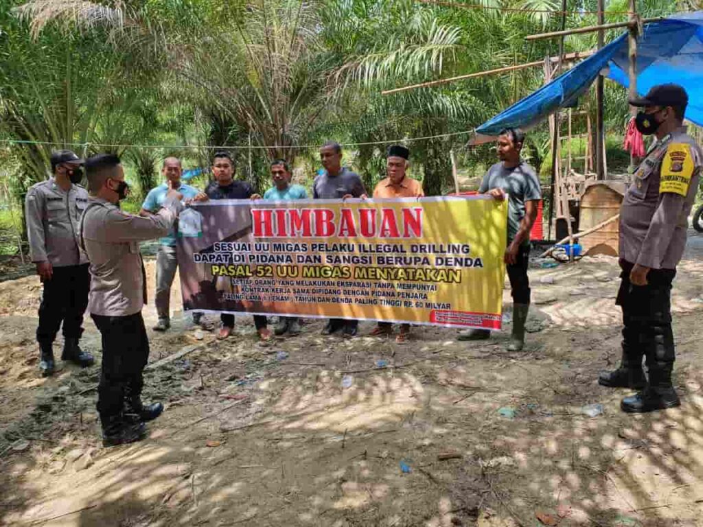 Polres Aceh Timur Selidiki Peristiwa Kebakaran Sumur Minyak Peureulak