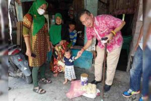 Peduli Warga, Wong Chun Sen Tarigan: Kedua Bayi Penderita Stunting Berangsur Membaik