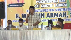Sosper di Klambir V Kebun, Wagirin Amran: Cegah Narkoba Harus Dengan Kesadaran Masyarakat Tentang Sangat Bahayanya