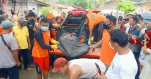 Mayat Tenggelam Warga Desa Tanjung Muda Akhirnya Ditemukan Dihari Ke 7