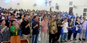Antonius Tumanggor Janji Kawal Pengaspalan Gang Pembangunan