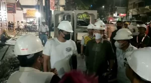 Tinjau Proyek Drainase Malam Hari, Hasyim Berharap Kawasan Jalan Thamrin Tak Banjir Lagi