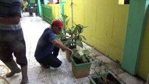 Pemerintah Kelurahan Denai Gelar Bersih-bersih Jelang Launching PAUD Harapan Bunda