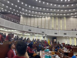 Ratusan Massa Mahasiswa Cipayung Plus Geruduk DPRD Sumut