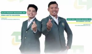 Dimas Aditya Sailendra dan Muhammad Liputra menangkan PEMIRA USU 2022 dengan prolehan suara 2494