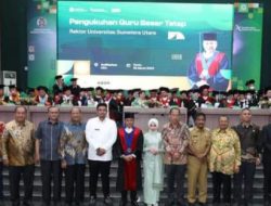 Hasyim Hadiri Pengukuhan Guru Besar USU