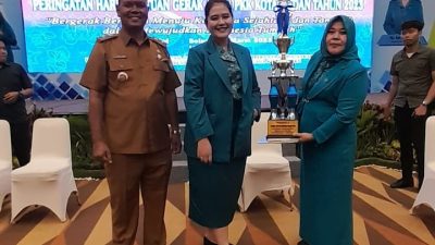 Peringatan HKG, Kelurahan Denai Meraih Terbaik 2 (Juara 2) Tertib Administrasi Tingkat PKK Kota Medan