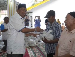 Plt Bupati Langkat Beri Bantuan 500 Paket Sembako ke Kaum Dhuafa