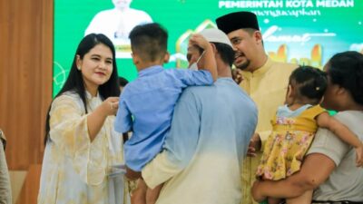 Masyarakat Kota Medan Berbondong-bondong ke Open House Idul Fitri yang Digelar Bobby Nasution