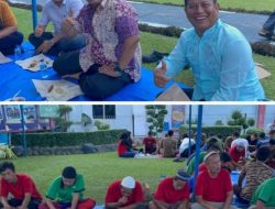 Momen Idul Adha 1444 H, Petugas Lapas Binjai Kanwil Kumham Sumut Makan Makan Bersama Warga Binaan