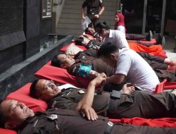 Rangkaian Kegiatan Baksos HBA yang ke-63, Kejati Sumut Gelar Donor Darah