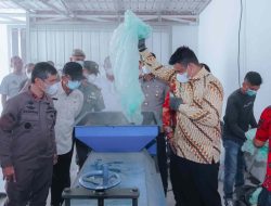 Usai Ditinjau Wali Kota Medan, Pusat daur ulang sampah Plastik di Belawan hasilkan Produk Tiang Lampu Taman