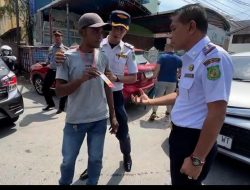 Dishub Medan Tertibkan Parkir Berlapis dan Amankan Jukir Yang Tak Gunakan e-Parking di Jalan Jambi