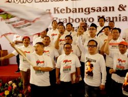 Dipimpin John Sari Haloho, Prabowo Mania 08 Sumut Dilantik 