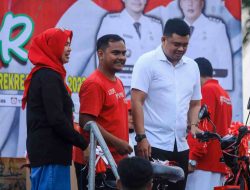 Senyum Bahagia Warga Medan Amplas dapat Hadiah Sepeda Listrik dari Wali Kota Medan