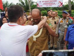 Plt Bupati Langkat Menghadiri Pelepasan Peserta Pawai Karnaval