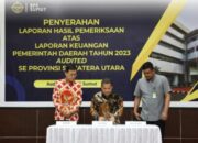 Hasyim Hadiri Acara Penyerahan LHP Dari BPK-RI Kepada Walikota Medan