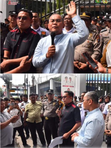 Foto : Anggota DPRD Medan dari PDI Perjuangan dan PKS Terima Aspirasi Warga Tentang Parkir Berlangganan. (Ist)