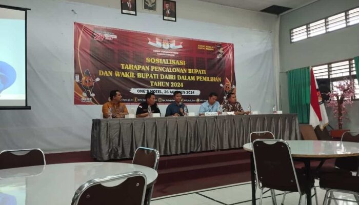 KPU Dairi Gelar Sosialisasi Pencalonan Pilkada 2024: Perubahan PKPU Nomor 10 Terbaru