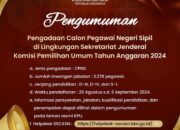 Kesempatan Langka! KPU Buka 3.278 Posisi CPNS untuk Tahun 2024, Daftar Sekarang!