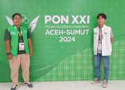 Di Balik Layar PON XXI: Irma Daulay dan Fandel Zalukhu Ceritakan Suka Duka Menjadi Volunteer Humas di GOR Voli Indoor