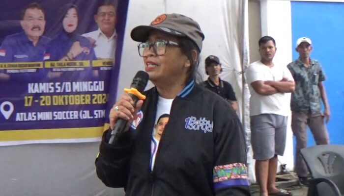 Hj. Trila Murni: Jaga Sportivitas dan Kedamaian di Turnamen FUN Mini Soccer Pasti Bobby Medan
