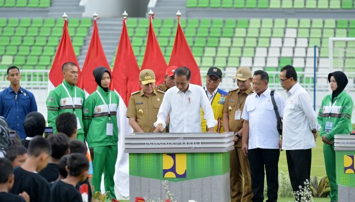 Membanggakan, Stadion Utama Sumut Diresmikan Presiden Jokowi