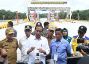 Agus Fatoni Dampingi Jokowi Resmikan Tol Indrapura-Kisaran Seksi 2