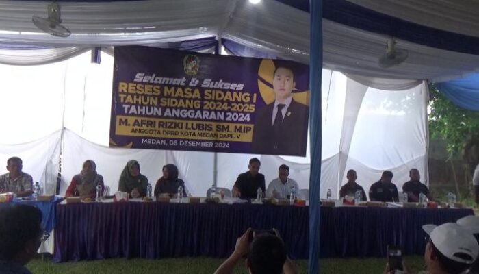 Seribuan Warga Medan Hadiri Reses DPRD: Aspirasi Jalan Rusak, Janji Wali Kota Terpilih, dan Harapan Baru untuk UMKM