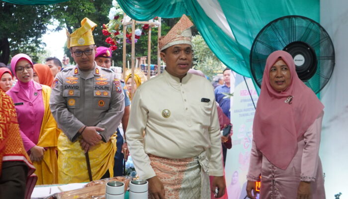 Faisal Hasrimy Buka Pameran Pembangunan dan Bazar UMKM Langkat
