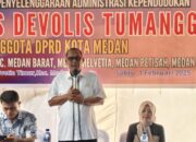 Antonius Tumanggor Naik Bajaj ke Sosperda, Warga Helvetia Antusias Sambut Sosialisasi Adminduk