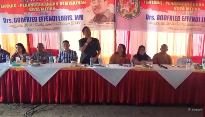 Blak-blakan! Anggota DPRD Medan, Godfried Lubis Ungkap 6 Program Jitu Atasi Kemiskinan