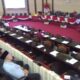 DPRD Kota Medan saat menggelar Rapat Paripurna dengan agenda penyampaian rekomendasi terhadap Laporan Keterangan Pertanggungjawaban (LKPJ) Tahun Anggaran 2024 kepada Wali Kota Medan, Rico Tri Putra Bayu Waas. Rapat ini berlangsung di Ruang Rapat Paripurna DPRD Medan pada Selasa (25/03/2025) pagi. (Foto; Dok. pelitaharian.id).