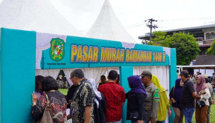 Pasar Murah Pemko Medan Dibuka! Harga Sembako Turun, Warga Bisa Belanja Hemat Jelang Ramadhan