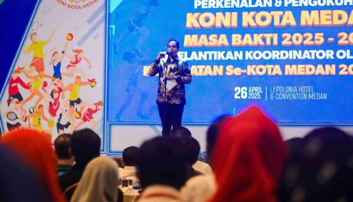 Rico Waas Minta KONI Medan Cetak Tokoh Olahraga Baru, Target Juara Hingga Internasional!