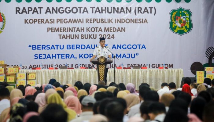 Pesan Wali Kota Medan Rico Waas di RAT KPRI: Koperasi Harus Akuntabel dan Berdaya Saing
