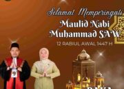 Pesan Religius Ketua PN Suka Makmue di Maulid Nabi: Junjung Keadilan dan Persatuan