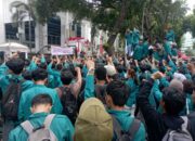 Mahasiswa Unimed Kepung DPRD Sumut, Desak RUU Perampasan Aset dan Tuntut Perbaikan Pendidikan