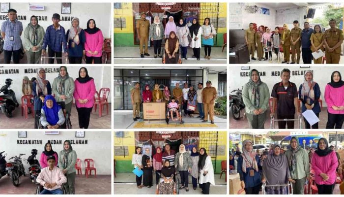 Pemko Medan Peduli Penyandang Disabilitas, Salurkan Ratusan Alat Bantu