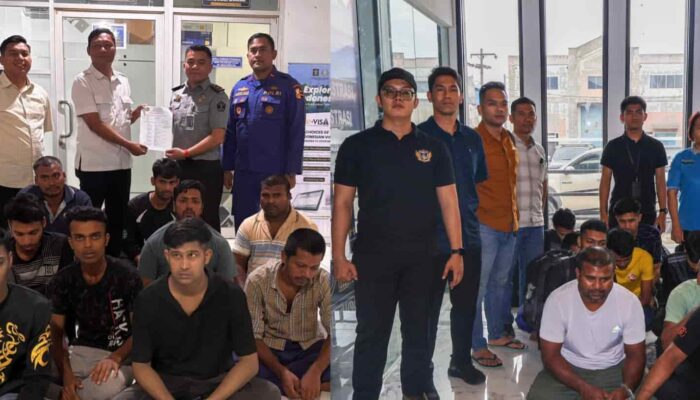 Imigrasi Belawan Serahkan 9 WNA ke Rudenim Medan Usai Pelanggaran Keimigrasian