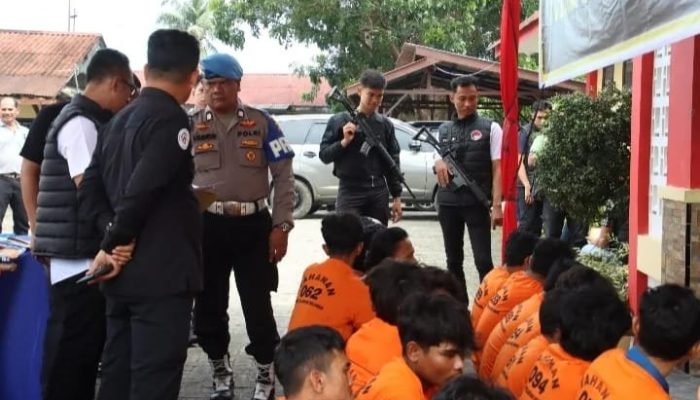 Sebulan, Polres Pelabuhan Belawan Bekuk 48 Pelaku Begal dan Curanmor