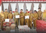 Sekretariat DPRD Medan Gelar Apel Awal Desember, Ali Sipahutar Ingatkan Etos Kerja dan Salurkan Donasi Banjir