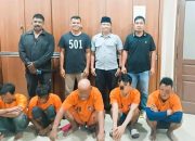 Lima Pria Diciduk dalam Penggerebekan Sabu di Kisaran Timur, ASN dan Eks TNI Turut Diamankan