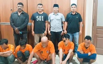 Lima Pria Diciduk dalam Penggerebekan Sabu di Kisaran Timur, ASN dan Eks TNI Turut Diamankan